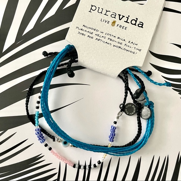 ✨HP✨ [pura vida] Ibiza Dreams Stack • July 2022 Monthly Bracelet Club Pack - Picture 2 of 5
